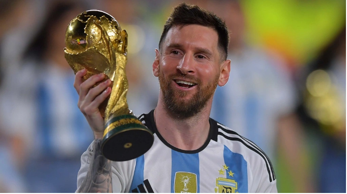 Messi từng giúp Argentina giành chức vô địch tại Qatar 2022 và nhiều khả năng World Cup 2026 sẽ là kỳ World Cup cuối cùng của ngôi sao này. 77766665.png