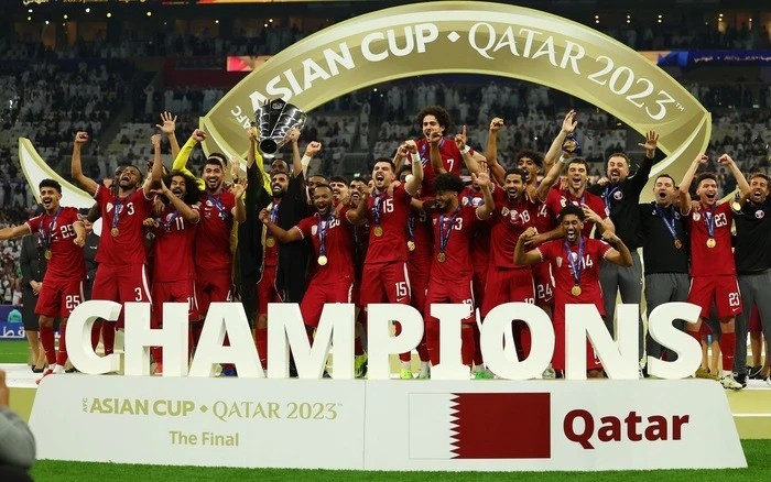 Qatar 2 lên ngôi ở vô địch Asian Cup: 2019, 2023. qatar.jpg