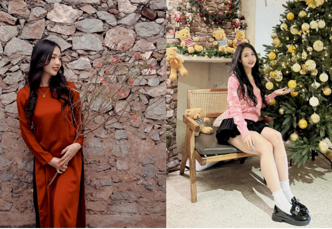 Bên ngoài sân cỏ, Trần Thị Duyên theo đuổi phong cách thời trang nữ tính, trẻ trung. 88888.png