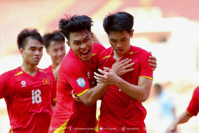Ngày 22/08/2023 ở AFF U23 Championship 2023, U23 Việt Nam có được chiến thắng 1–0 U23 Philippines. 88888888888888.png