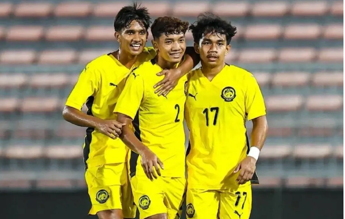 Hậu vệ trẻ Muhammad Alif Ahmad, người sẽ có lần đầu góp mặt tại SEA Games của U22 Malaysia tự tin. 999999999999999999.png