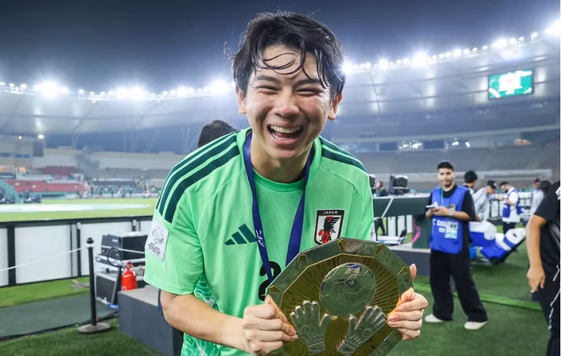 Đáng chú ý, thủ môn U23 Nhật Bản, Araki Rui cũng đã vượt qua thủ thành Li Hao của U23 Trung Quốc để giành giải Thủ môn xuất sắc nhất VCK U23 châu Á 2026. 0000000999999999999999.png