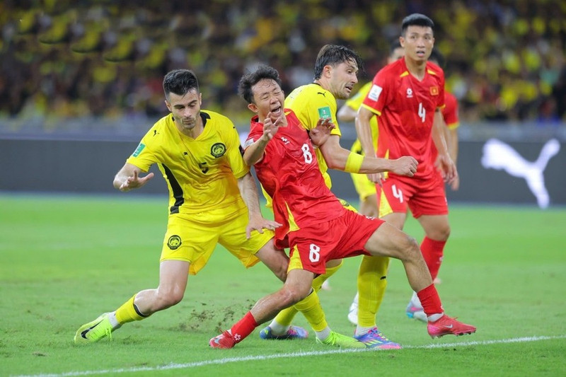 Trường hợp tuyển Malaysia bị AFC xử thua 0-3 trước Việt Nam và Nepal trong thời gian tới, thầy trò HLV Kim Sang-sik sẽ sớm đoạt vé dự vòng chung kết Asian Cup 2027. image-4.jpg