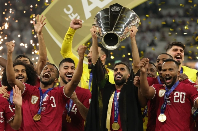Qatar đang là đương kim vô địch của Asian Cup khi từng lên ngôi ở giải đấu này vào năm 2023. 9887776666.png