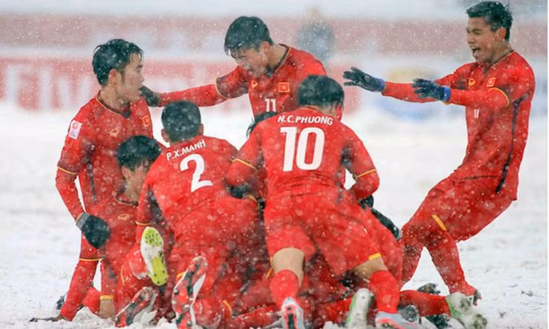 Người hâm mộ bóng đá Việt Nam kỳ vọng, Đình Bắc và các đồng đội sẽ tái lập thành tích đoạt ngôi Á quân U23 châu Á của lứa Quang Hải trước đây. 0000000000000000.png