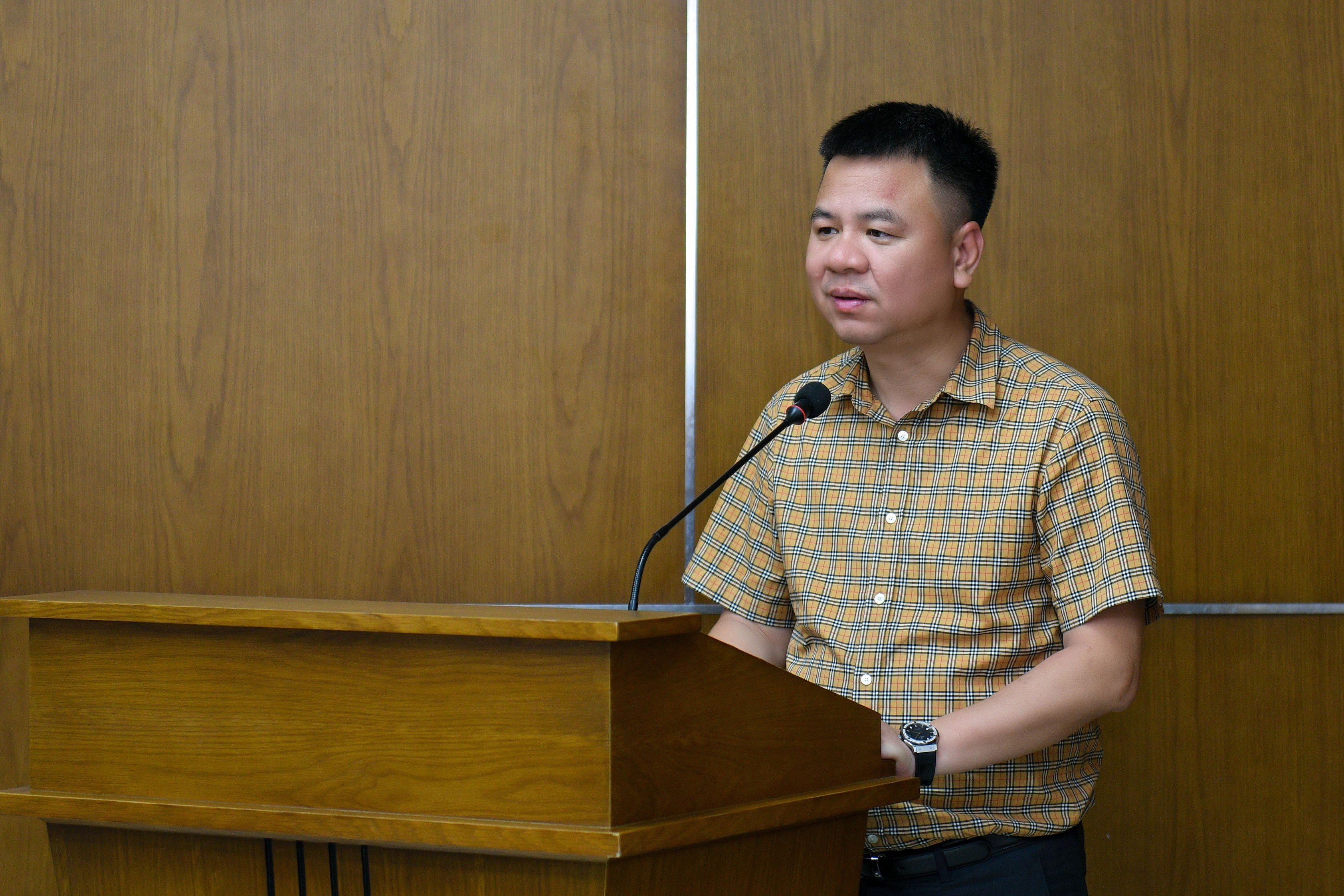 Nhà báo Triệu Ngọc Lâm – Bí thư Đảng ủy, Tổng biên tập Báo Giáo dục &amp; Thời đại.