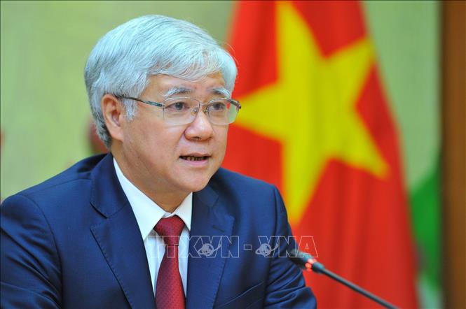 Đồng chí Đỗ Văn Chiến, Ủy viên Bộ Chính trị, Bí thư Trung ương Đảng, Bí thư Đảng đoàn, Chủ tịch Ủy ban Trung ương Mặt trận Tổ quốc Việt Nam. Ảnh: TTXVN Đồng chí Đỗ Văn Chiến, Ủy viên Bộ Chính trị, Bí thư Trung ương Đảng, Bí thư Đảng đoàn, Chủ tịch Ủy ban Trung ương Mặt trận Tổ quốc Việt Nam. Ảnh: TTXVN