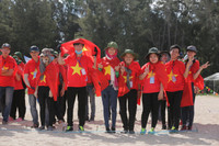 Lễ chào cờ trang nghiêm tại Cột cờ chủ quyền của Trung Ương Hội Sinh viên xây dựng ảnh 4