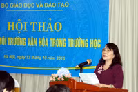 Xây dựng môi trường văn hóa trong trường học ảnh 1