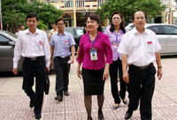 Thứ trưởng Nguyễn Thị Nghĩa kiểm tra công tác thi tại Thái Bình ảnh 3 Thứ trưởng Nguyễn Thị Nghĩa kiểm tra công tác thi tại Thái Bình ảnh 3