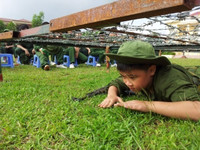 “Chúng em học làm chiến sỹ” - đong đầy những yêu thương! ảnh 9