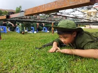 “Chúng em học làm chiến sỹ” - đong đầy những yêu thương! ảnh 9