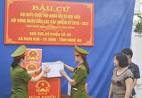 Nghệ An: 727 cử tri là người bị tạm giữ, tạm giam thực hiện quyền bầu cử ảnh 1