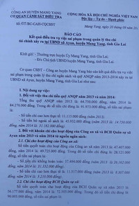 Dính bê bối tài chính, chủ tịch xã xin thôi việc ảnh 1 Dính bê bối tài chính, chủ tịch xã xin thôi việc ảnh 1
