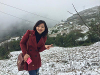 Bạn trẻ Thủ đô đổ xô lên Sa Pa “săn” tuyết ảnh 1