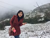 Bạn trẻ Thủ đô đổ xô lên Sa Pa “săn” tuyết ảnh 1