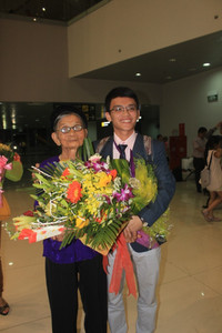 Xứ Nghệ mừng đón 2 huy chương bạc Olympic quốc tế ảnh 3