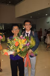 Xứ Nghệ mừng đón 2 huy chương bạc Olympic quốc tế ảnh 3