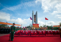 Nghệ An: Xúc động lễ an táng 107 hài cốt liệt sĩ hy sinh tại Lào ảnh 1 Nghệ An: Xúc động lễ an táng 107 hài cốt liệt sĩ hy sinh tại Lào ảnh 1