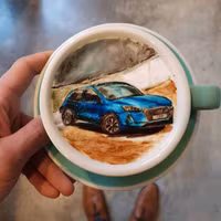 Ngỡ ngàng ngắm những kiệt tác nghệ thuật trên bề mặt tách cà phê ảnh 8