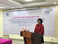 Hợp tác nghiên cứu thực nghiệm chương trình GD TH School và triển khai “Chương trình Sữa học đường - Vì tầm vóc Việt” ảnh 1 Hợp tác nghiên cứu thực nghiệm chương trình GD TH School và triển khai “Chương trình Sữa học đường - Vì tầm vóc Việt” ảnh 1