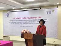 Hợp tác nghiên cứu thực nghiệm chương trình GD TH School và triển khai “Chương trình Sữa học đường - Vì tầm vóc Việt” ảnh 1
