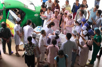 Sản phụ sinh con trên xe taxi tại Nghệ An: Chồng và tài xế vừa mừng vừa run… đỡ đẻ ảnh 2