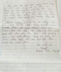 Ấm lòng bức thư học sinh viết cho thầy giáo cũ nhân ngày 20/11 ảnh 1