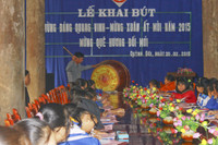 “Khai bút đầu xuân” ở làng Quỳnh ảnh 1 “Khai bút đầu xuân” ở làng Quỳnh ảnh 1