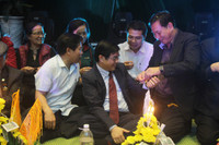 Lưu học sinh Lào vui đón tết Bunpimay ảnh 1