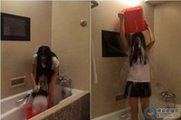 Angela Baby tiểu xảo né dội nước đá lên đầu ảnh 1