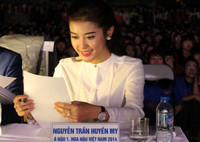 Á hậu Huyền My ngồi “ghế nóng" cuộc thi tài sắc sinh viên ảnh 2