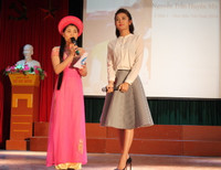 Á hậu Huyền My ngồi “ghế nóng" cuộc thi tài sắc sinh viên ảnh 6