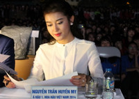 Á hậu Huyền My ngồi “ghế nóng" cuộc thi tài sắc sinh viên ảnh 1