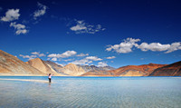 Hồ Pangong, “dải lụa” xanh quyến rũ ảnh 6