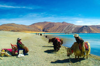 Hồ Pangong, “dải lụa” xanh quyến rũ ảnh 4