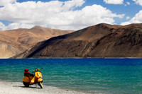Hồ Pangong, “dải lụa” xanh quyến rũ ảnh 1