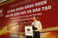 Trường phổ thông liên cấp Vinschool nhận bằng khen của Bộ GD&ĐT ảnh 3 Trường phổ thông liên cấp Vinschool nhận bằng khen của Bộ GD&ĐT ảnh 3