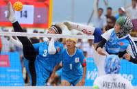 Những khoảnh khắc thi đấu tuyệt đỉnh của tuyển cầu mây Việt Nam ảnh 1 Những khoảnh khắc thi đấu tuyệt đỉnh của tuyển cầu mây Việt Nam ảnh 1