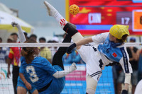 Những khoảnh khắc thi đấu tuyệt đỉnh của tuyển cầu mây Việt Nam ảnh 2