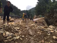 Mù Cang Chải một ngày sau lũ quét ảnh 2