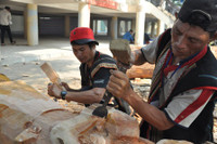 Nghệ nhân Tây Nguyên tranh tài tạc tượng và nhạc cụ dân tộc ảnh 5