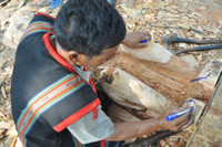 Nghệ nhân Tây Nguyên tranh tài tạc tượng và nhạc cụ dân tộc ảnh 4