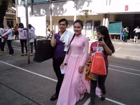 Gần 1.500 thí sinh dự thi năng khiếu trường CĐ Sư phạm Trung ương TP HCM ảnh 4