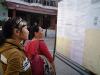 Gần 1.500 thí sinh dự thi năng khiếu trường CĐ Sư phạm Trung ương TP HCM ảnh 3