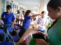 Gần 1.500 thí sinh dự thi năng khiếu trường CĐ Sư phạm Trung ương TP HCM ảnh 2