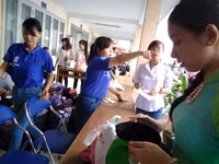 Gần 1.500 thí sinh dự thi năng khiếu trường CĐ Sư phạm Trung ương TP HCM ảnh 2