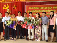 Nghệ An: Đón “Trạng nguyên” Vật lý quốc tế ảnh 4