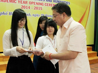 Trường ĐH KHXH&NV (ĐHQG TPHCM) khai giảng năm học mới ảnh 3 Trường ĐH KHXH&NV (ĐHQG TPHCM) khai giảng năm học mới ảnh 3