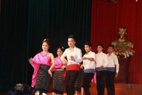 Lưu học sinh Lào, Thái Lan vui tết cổ truyền trên đất Nghệ ảnh 4